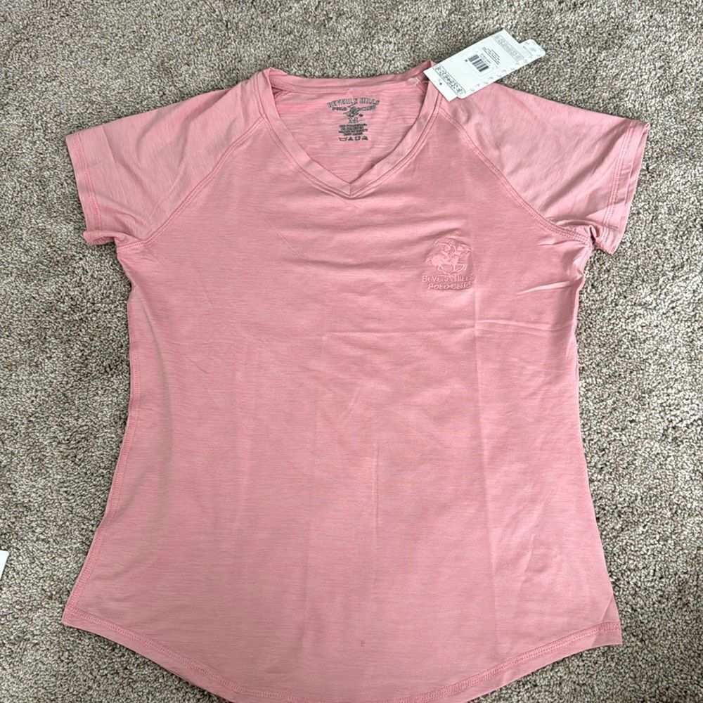 NWT BEVERLY HILLS POLO CLUB ACTIVEWEAR TEE